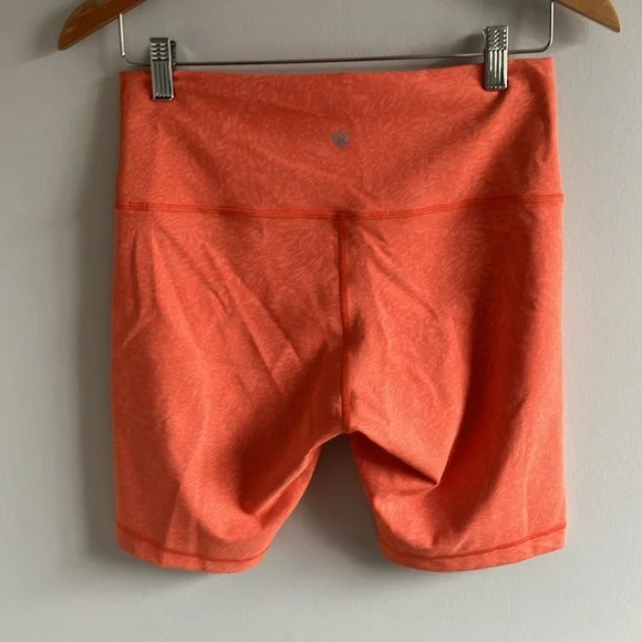 Lululemon wunder train high rise shorts size 10 crunch warm coral - Picture 5 of 7